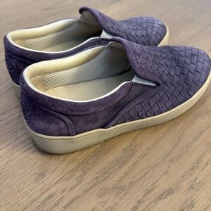 Bottega Veneta Purple Woven Men's Sneakers